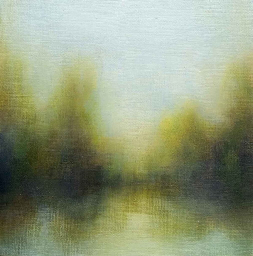 Summer Haze, Landscape Painting By Victoria Orr Ewing