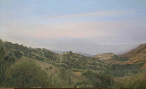 Arroyo Del Moro, Summer Day. Landscape Oil Painting By Victoria Orr Ewing