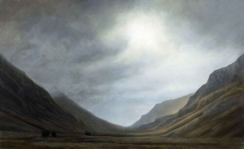 Glencoe. Landscape Painting by Victoria Orr Ewing