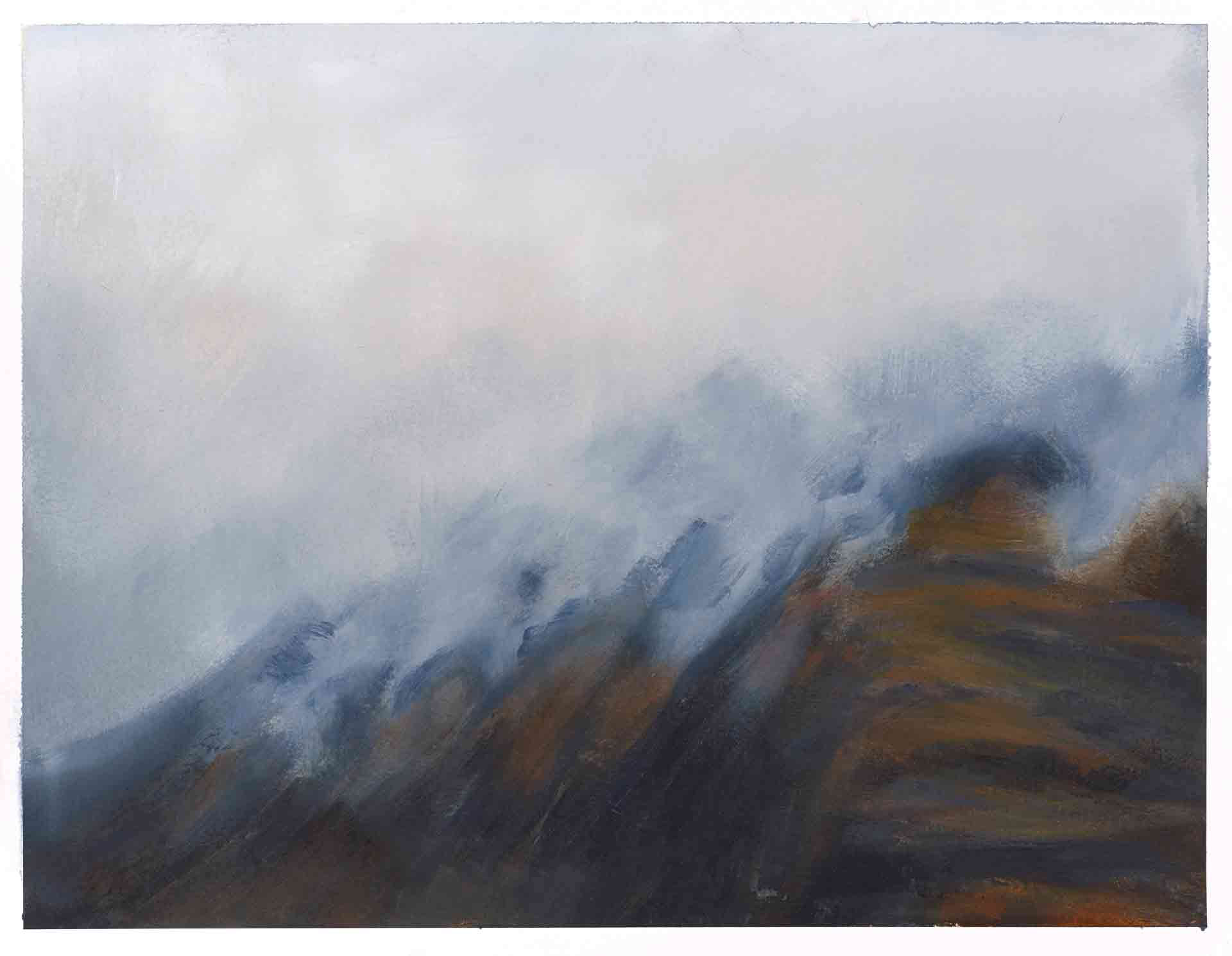 Harris Mists - Landscape Painting By Victoria Orr Ewing
