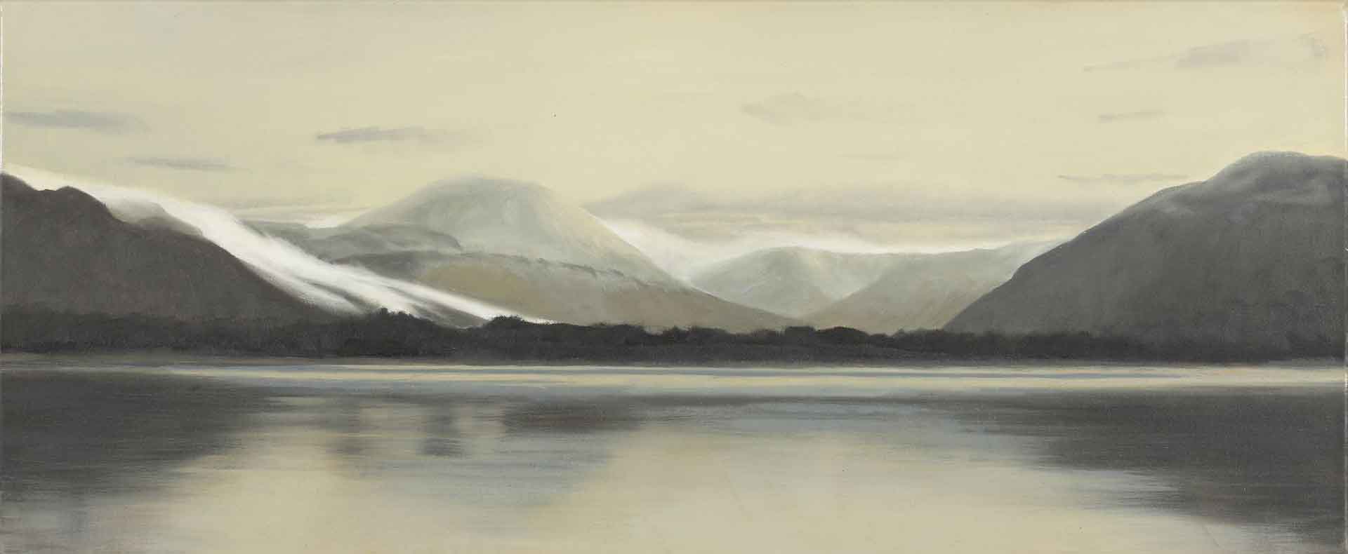 Icy Fog on Ben Moor. Landscape Painting by Victoria Orr Ewing
