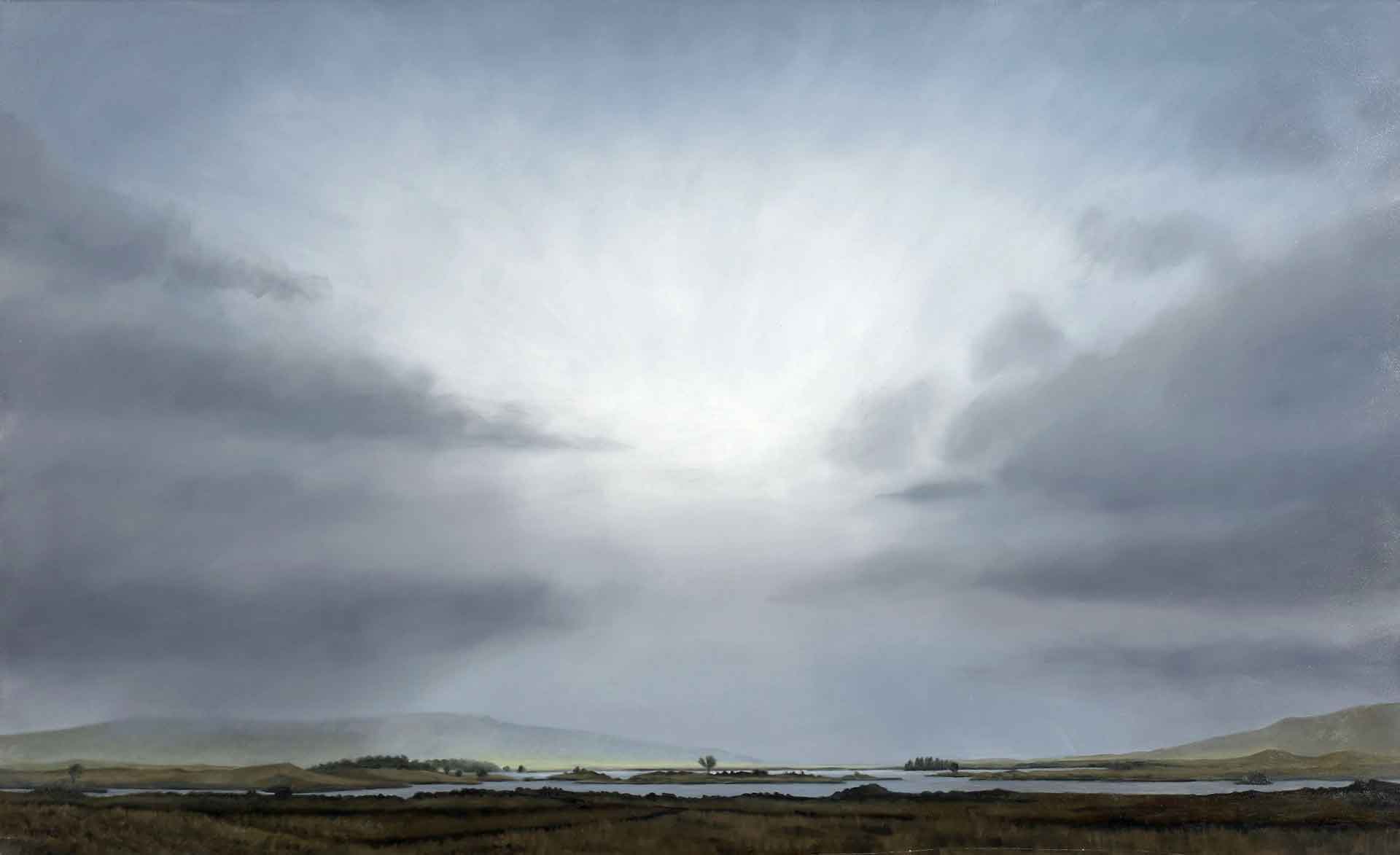 Loch Ba on Rannoch Moor. Landscape Painting by Victoria Orr Ewing