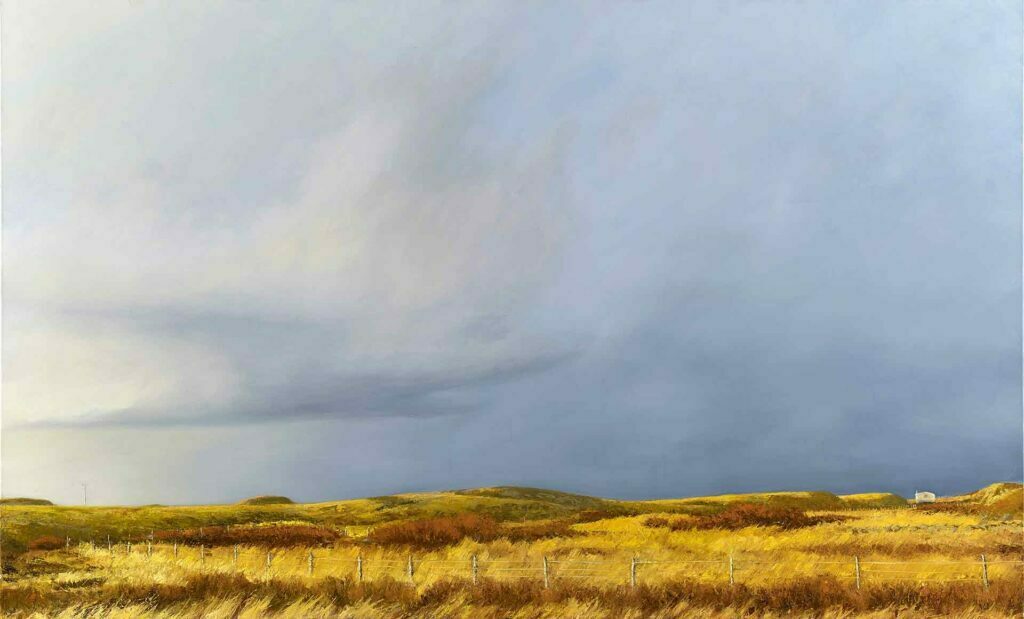 Winter Sun, Ardnamurchan, Scotland. Landscape Painting by Victoria Orr Ewing