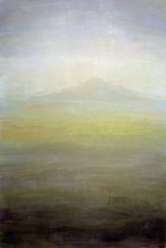 Morning Light On Grasslands On South Uist. Landscape Painting By Victoria Orr Ewing Morning Light On Grasslands On South Uist. Landscape Painting By Victoria Orr Ewing