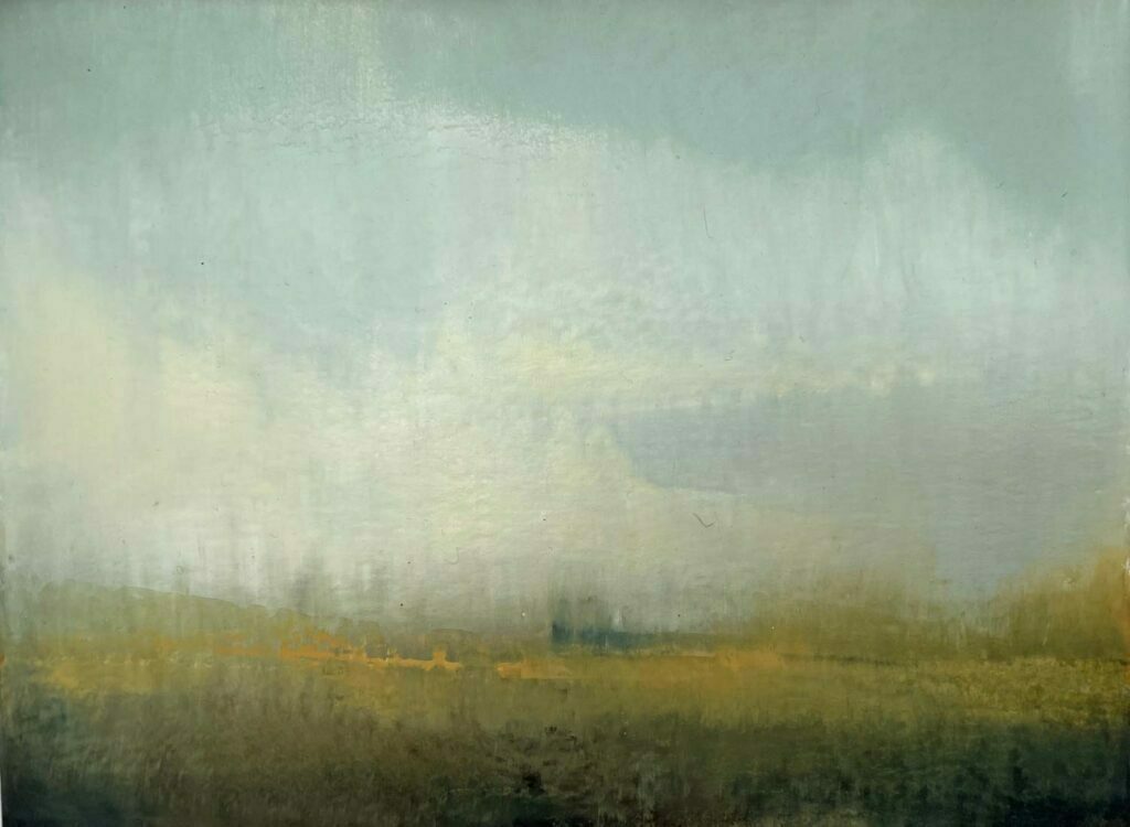 Spring Fields In The Cotswolds. Landscape Painting By Victoria Orr Ewing Spring Fields In The Cotswolds. Landscape Painting By Victoria Orr Ewing