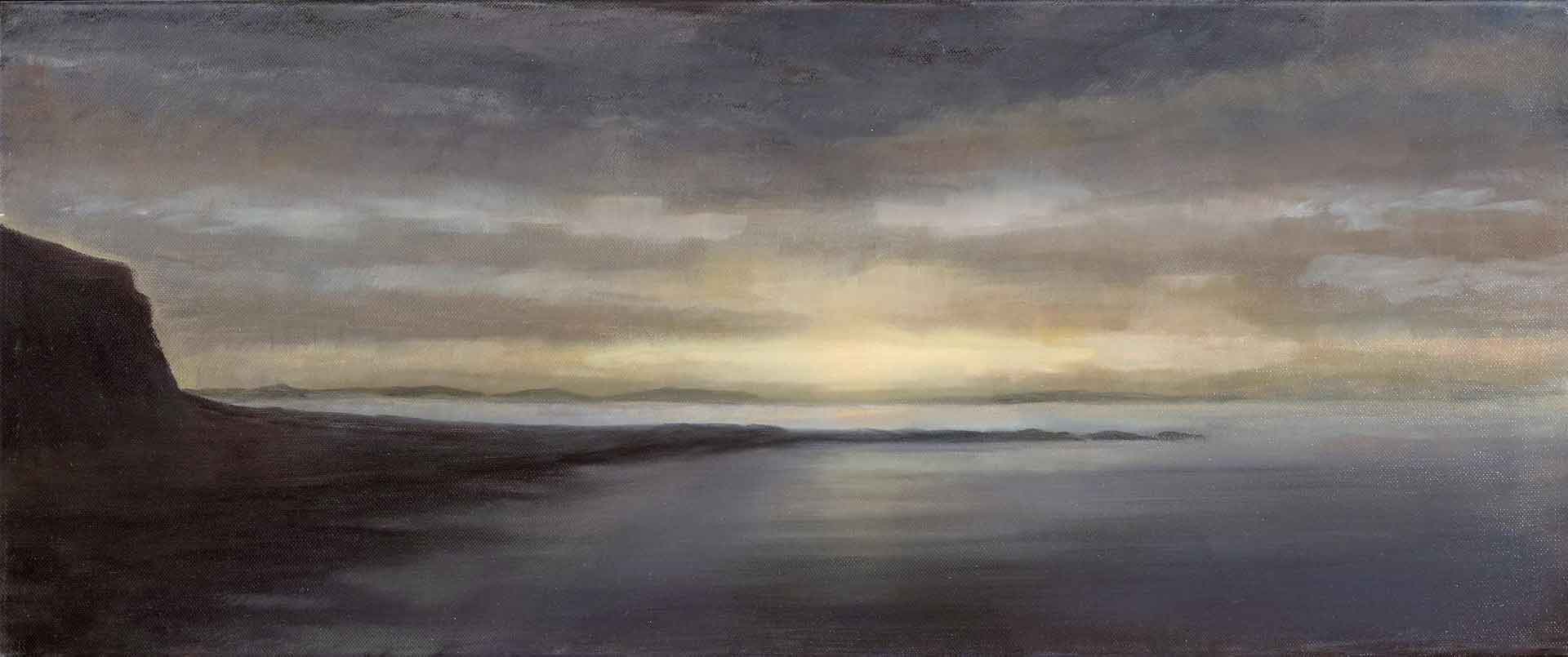 Tiree From Mull. Landscape Painting by Victoria Orr Ewing